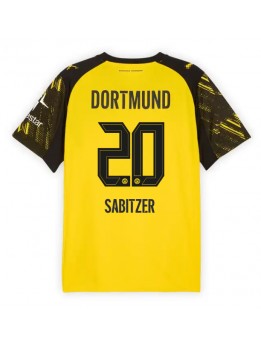 Borussia Dortmund Marcel Sabitzer #20 Heimtrikot 2025-26 Kurzarm Borussia Dortmund Marcel Sabitzer #20 Heimtrikot 2025-26 Kurzarm